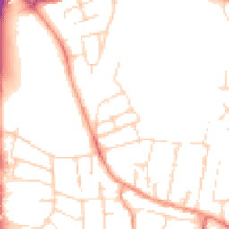Daytime road noise heatmap for NG15 7EH