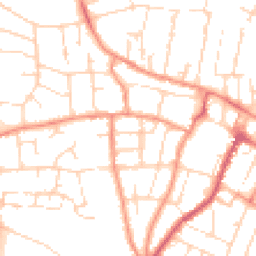 Daytime road noise heatmap for NG15 7FH