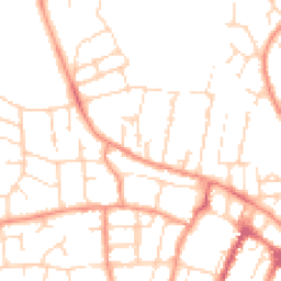 Daytime road noise heatmap for NG15 7FX