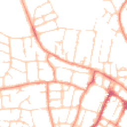 Daytime road noise heatmap for NG15 7HT