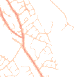 Daytime road noise heatmap for NG15 7PN
