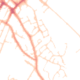 Daytime road noise heatmap for NG15 7SQ