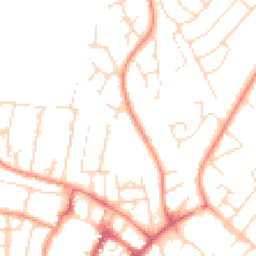 Daytime road noise heatmap for NG15 7TB