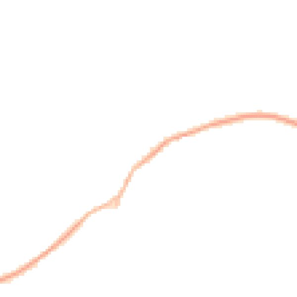 Night-time road noise heatmap for NG15 8AE