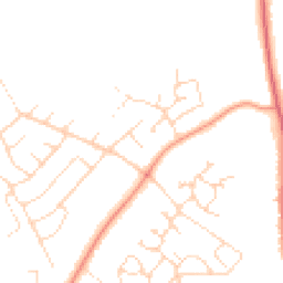 Daytime road noise heatmap for NG15 8BN