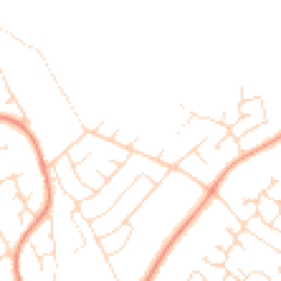 Daytime road noise heatmap for NG15 8BQ