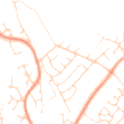 Daytime road noise heatmap for NG15 8DE