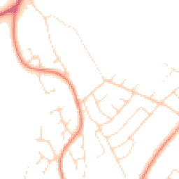 Daytime road noise heatmap for NG15 8DH