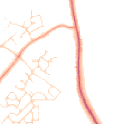 Daytime road noise heatmap for NG15 8ER
