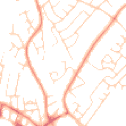 Daytime road noise heatmap for NG15 8ES