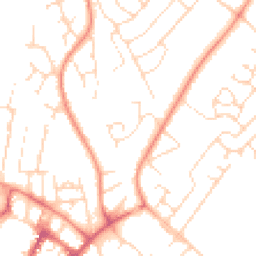 Daytime road noise heatmap for NG15 8ET