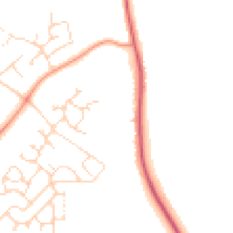 Daytime road noise heatmap for NG15 8EZ