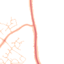Daytime road noise heatmap for NG15 8FA