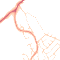 Daytime road noise heatmap for NG15 8GY