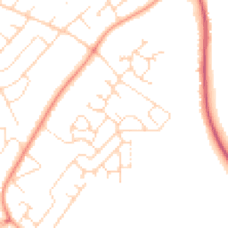 Daytime road noise heatmap for NG15 8HP