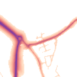 Daytime road noise heatmap for NG15 8JQ
