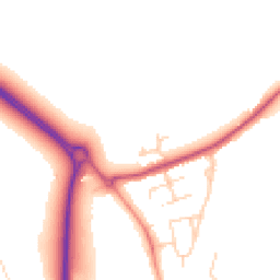 Daytime road noise heatmap for NG15 8JR