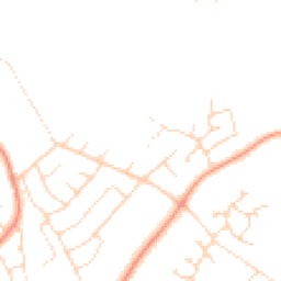 Daytime road noise heatmap for NG15 8JZ