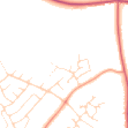 Daytime road noise heatmap for NG15 8LA