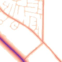 Daytime road noise heatmap for NG15 9AY