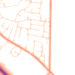 Daytime road noise heatmap for NG15 9DN