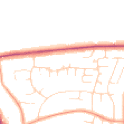 Daytime road noise heatmap for NG15 9DY