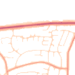 Daytime road noise heatmap for NG15 9EZ