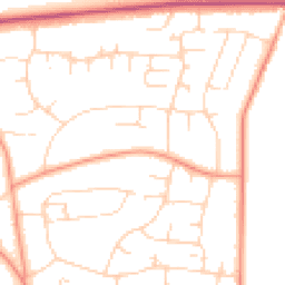 Daytime road noise heatmap for NG15 9FG