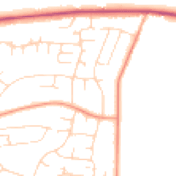 Daytime road noise heatmap for NG15 9FN
