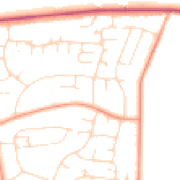Daytime road noise heatmap for NG15 9FQ
