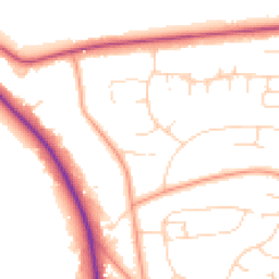 Daytime road noise heatmap for NG15 9FU