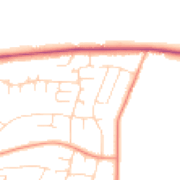 Daytime road noise heatmap for NG15 9GD