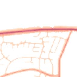 Daytime road noise heatmap for NG15 9GG