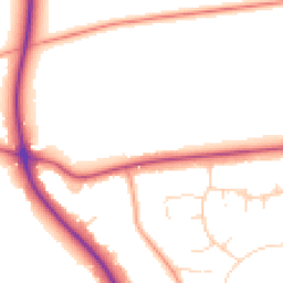 Daytime road noise heatmap for NG15 9GN