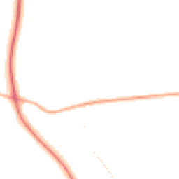 Night-time road noise heatmap for NG15 9GN