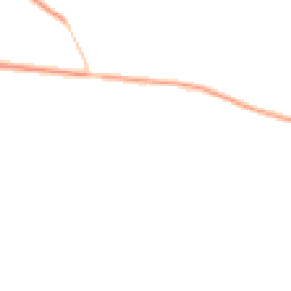 Night-time road noise heatmap for NG15 9HU