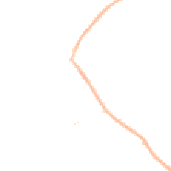 Night-time road noise heatmap for NG16 2AQ