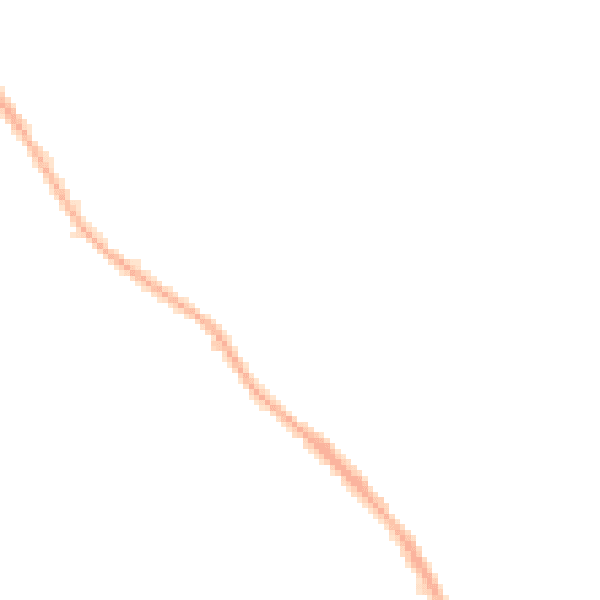 Night-time road noise heatmap for NG16 2FY