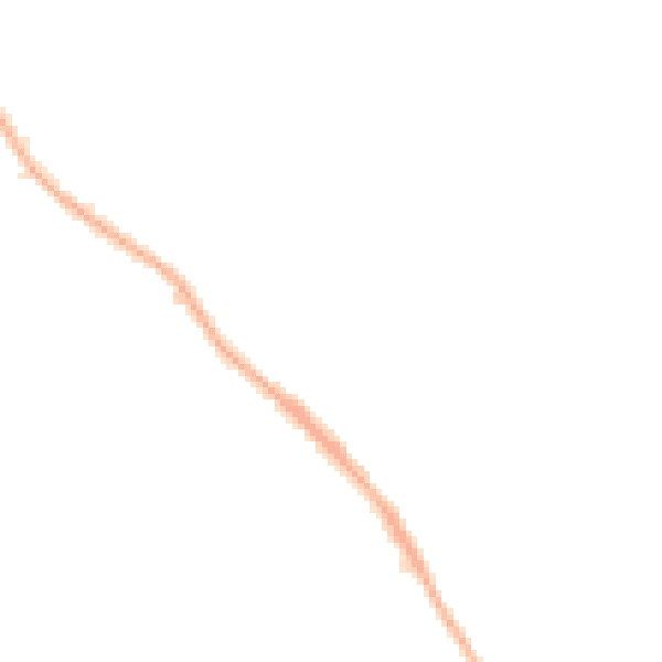 Night-time road noise heatmap for NG16 2GA
