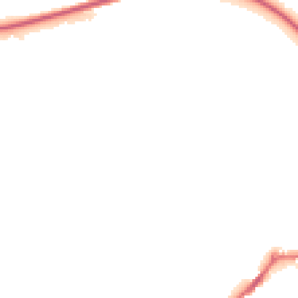 Night-time road noise heatmap for NG16 4DZ