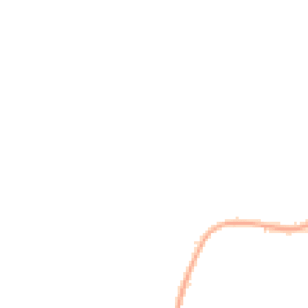 Night-time road noise heatmap for NG16 5BA