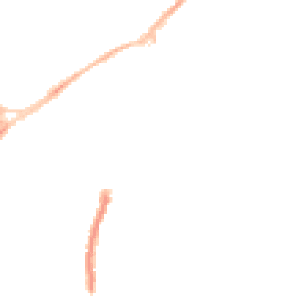 Night-time road noise heatmap for NG17 1AB