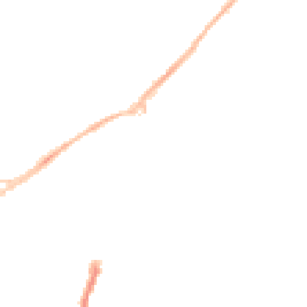 Night-time road noise heatmap for NG17 1AG
