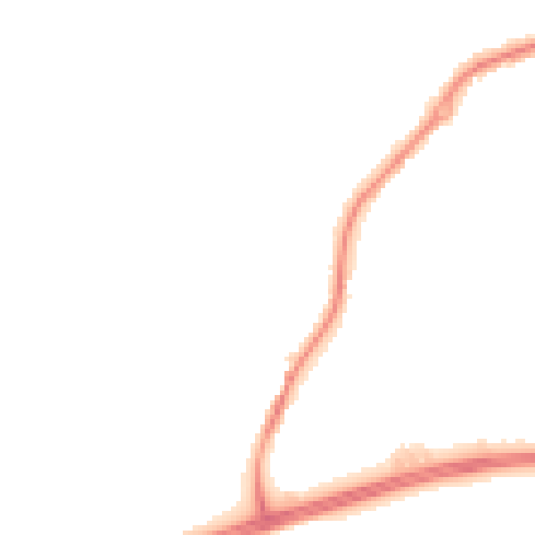 Night-time road noise heatmap for NG17 1DF