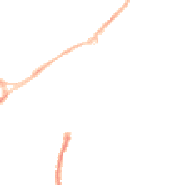 Night-time road noise heatmap for NG17 1EP