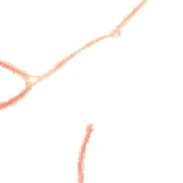 Night-time road noise heatmap for NG17 1NZ