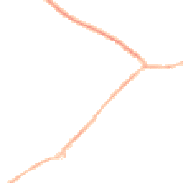 Night-time road noise heatmap for NG17 2AP