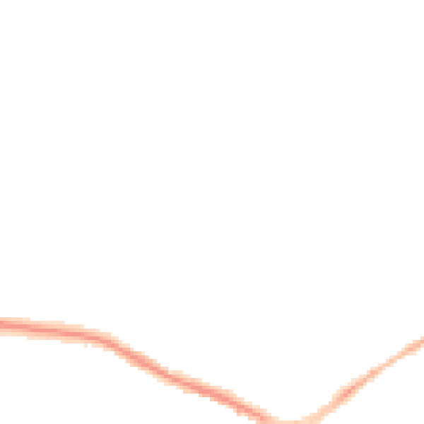 Night-time road noise heatmap for NG17 2GB