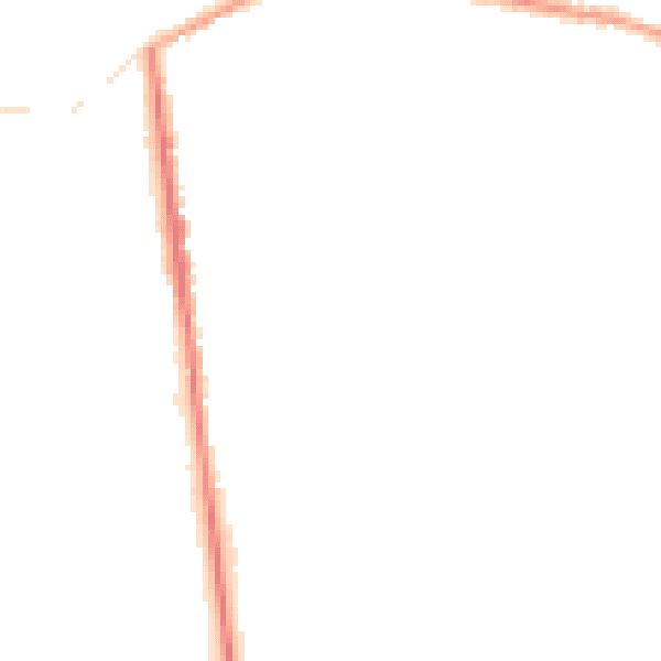 Night-time road noise heatmap for NG17 2JH