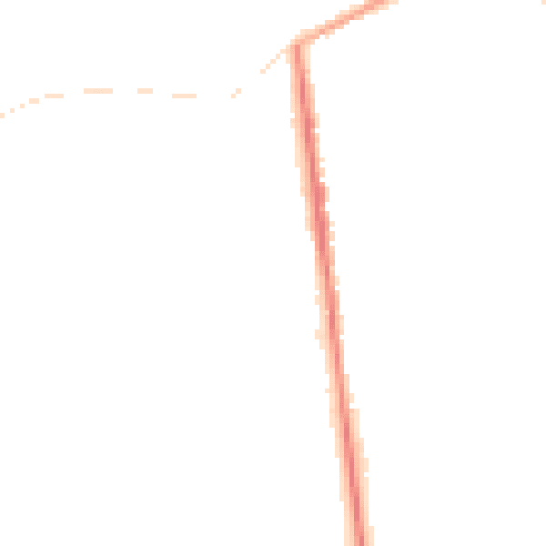Night-time road noise heatmap for NG17 2JQ